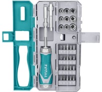 Отвертка реверсивная с насадками 33 шт. TOTAL TACSD30336