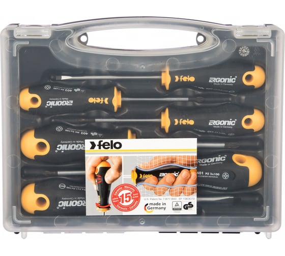Набор отверток 6 шт. в кейсе Felo Ergonic 40010636