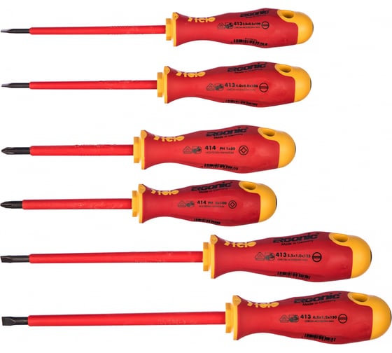 Набор диэлектрических отверток 6 шт. Felo Ergonic 41396198