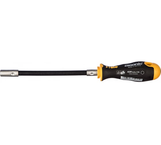 Отвертка Felo Ergonic с гибким стержнем торцевой ключ 8,0X170 42908040