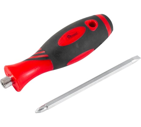 Комбинированная отвертка РемоКолор двухкомпонентная рукоятка SL6 * PH2 33-0-001