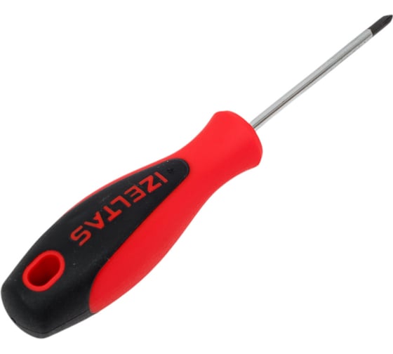 Отвертка с крестообразным шлицем ERGONOMIK Ph0 3x60мм IZELTAS 4370180360
