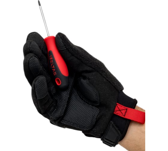 Отвертка с крестообразным шлицем ERGONOMIK Ph0 3x60мм IZELTAS 4370180360