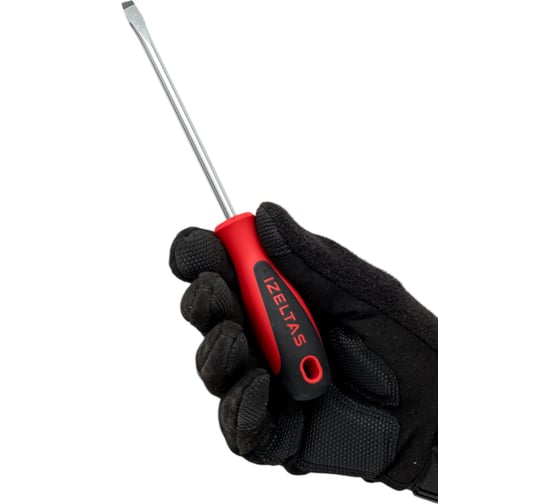 Отвертка с прямым шлицем 6х125мм IZELTAS ERGONOMIK 4350176125