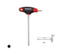 Т-образный ключ TORX 6-гранный с рукояткой T30 IZELTAS 4909220030