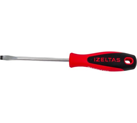 Отвертка с прямым шлицем 6х100мм IZELTAS ERGONOMIK 4350176100