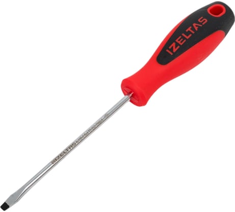 Отвертка с прямым шлицем ERGONOMIK 4х100мм IZELTAS 4350174100