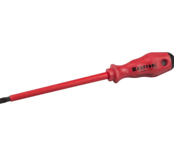 Диэлектрическая отвертка KRAFTOOL VOLT-KRAFT, до 1000В, SL 8,0х175мм 25005-8-175
