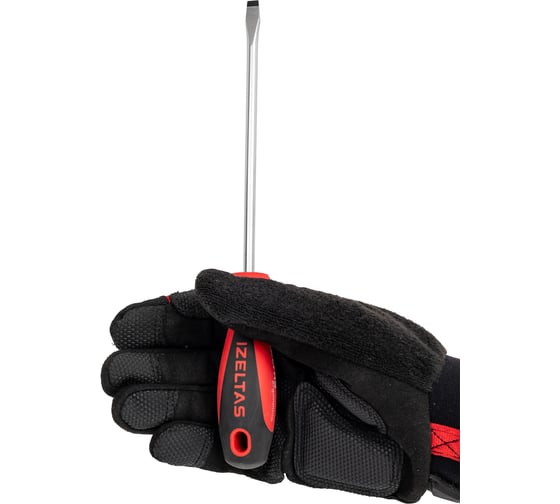 Отвертка с прямым шлицем ERGONOMIK 6х150мм IZELTAS 4350176150