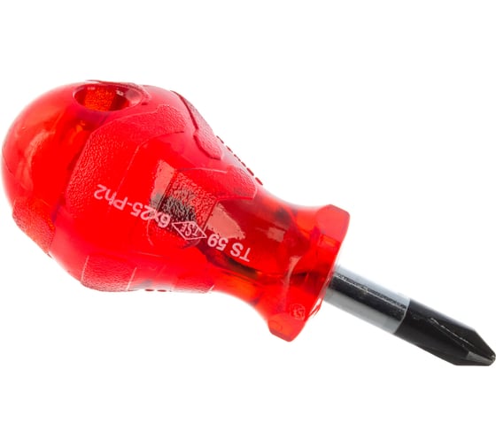 Укороченная отвертка с крестообразным шлицем KRAFT Phillips 6х25мм Ph2 IZELTAS 4130180625