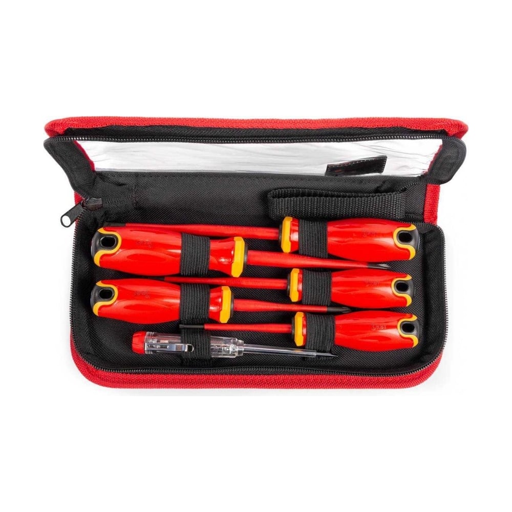 Набор диэлектрических отверток КВТ НИО-2206 серия СЛИМ 88932