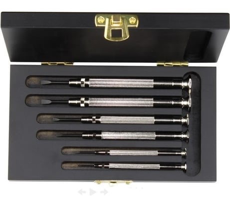 Набор шлицевых плоских отверток для точных работ, 6 шт. Felo 24596106