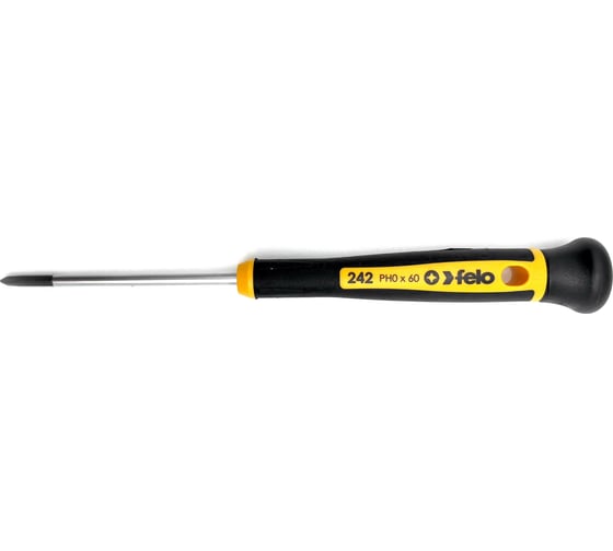 Отвертка крестовая для точных работ PH0х60 Felo 24200160