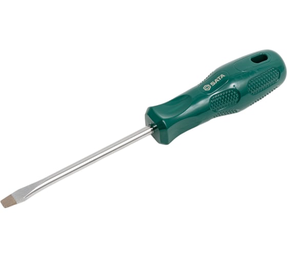 Отвертка Sata шлицевая SL-6x100мм, S62212 1