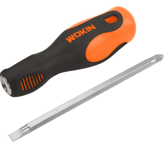 Отвертка с двухсторонним стержнем Wokin 6.35x135 мм, РН2+SL6 1352707
