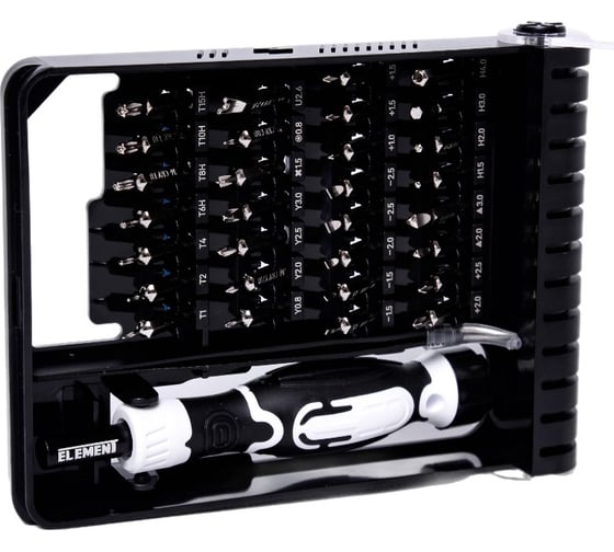 Отвертка с набором бит ELEMENT 8189A 32 предмета в наборе 18878