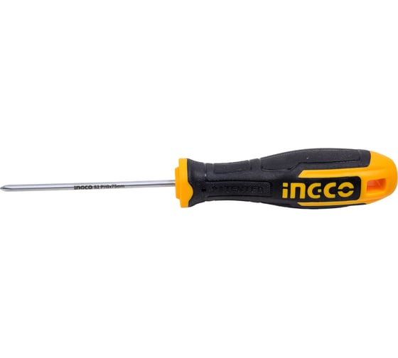 Отвертка крестовая INGCO INDUSTRIAL PH0x75 HS68PH0075