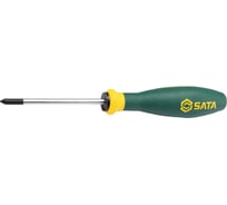 Крестовая отвёртка Sata серия g, PH0x80 мм, 185 мм, Phillips 63608