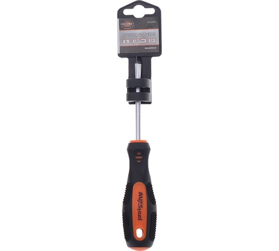 Шлицевая отвертка 5,5х1,0х75мм AV Steel AV-420503