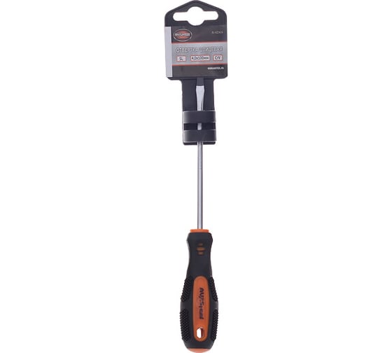 Шлицевая отвертка 4х0,8х100мм AV Steel AV-420404