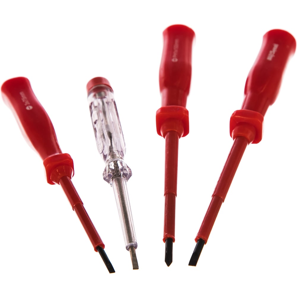 Набор диэлектрических отверток 3 предмета с тестером AV Steel AV-495103 ...