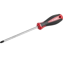 Отвертка, Cr-v, эргономичная двухкомпонентная рукоятка, PH2x150мм Зубр МАСТЕР 25062-2-150_z02