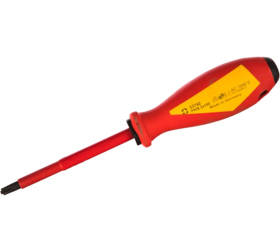 Крестовая отвертка WITTE MAXX VDE PH2/MODUL 6х100 мм new 537422016 1