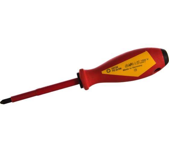 Крестовая отвертка WITTE MAXX VDE PZ2 6х100 мм new 537222016