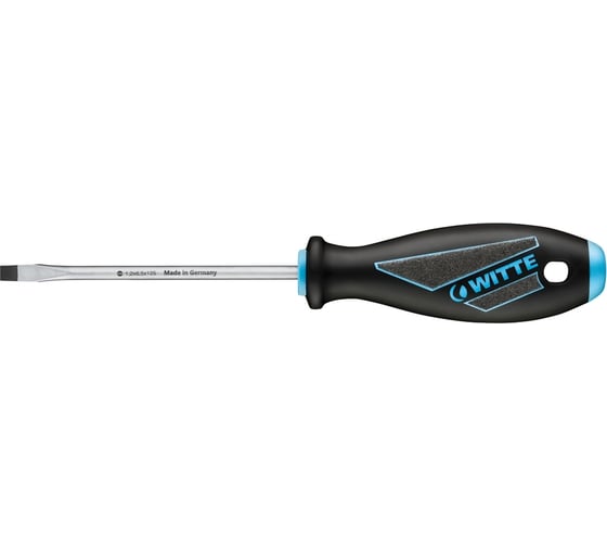 Слесарная отвертка WITTE MAXX plus 1х5.5х125 мм 631062016 1
