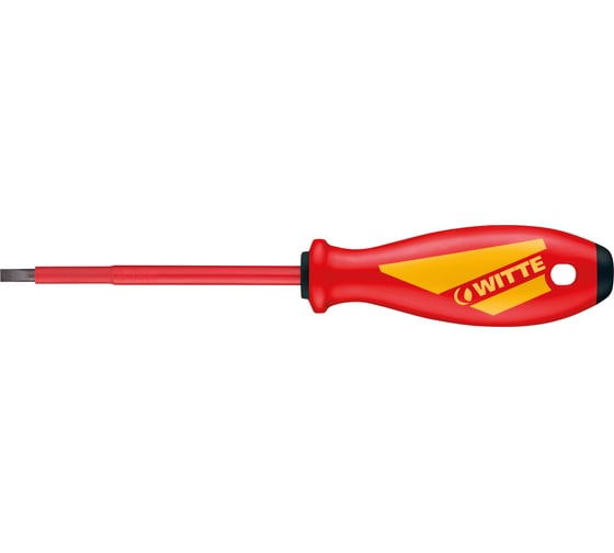Шлицевая отвертка WITTE MAXX VDE 0,6х3,5х100 мм new 537032016 1
