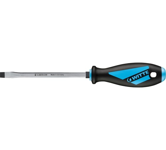 Шлицевая отвертка под ключ WITTE MAXX 1,2х8х8х150 мм 530132016 1