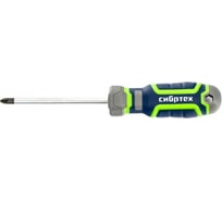 Отвертка PZ 2 x 100 мм CrV, 4-х компонентная рукоятка СИБРТЕХ 12282