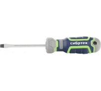 Отвертка SL5.0 х 75 мм CrV, 4-х компонентная рукоятка СИБРТЕХ 12263
