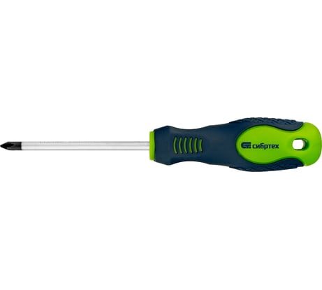 Отвертка, Ph1 х 80 мм CrV, 2-х компонентная рукоятка СИБРТЕХ 11839