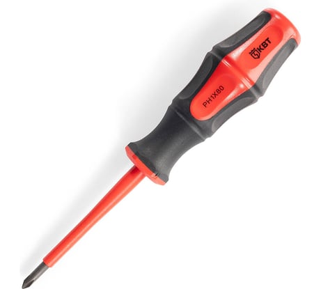 Диэлектрическая отвертка PH1x80 КВТ Профи 78611
