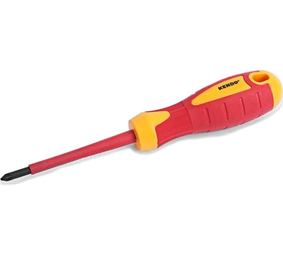 Диэлектрическая отвертка KENDO VDE PH2х100 мм 20423