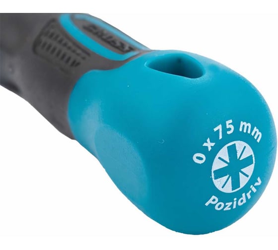 Отвертка GROSS PZ0x75 мм 12155