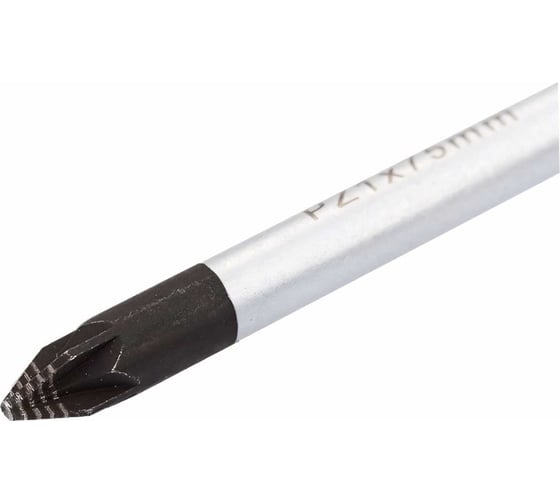 Отвертка GROSS PZ1x75 мм 12156