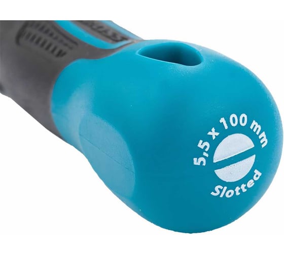 Отвертка GROSS SL5.5x100 мм 12110