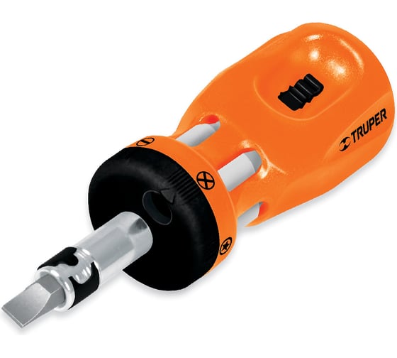 Миниотвертка с храповым механизмом плюс Truper DTROM-12B 10494 1