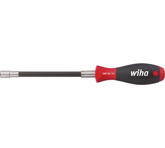 Отвертка-битодержатель Wiha SoftFinish гибкая 1/4, 150 мм 01479