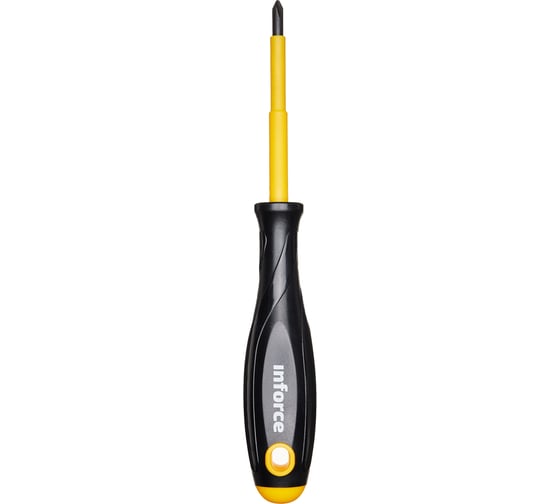 Отвертка диэлектрическая PH1х80мм Inforce 06-09-74