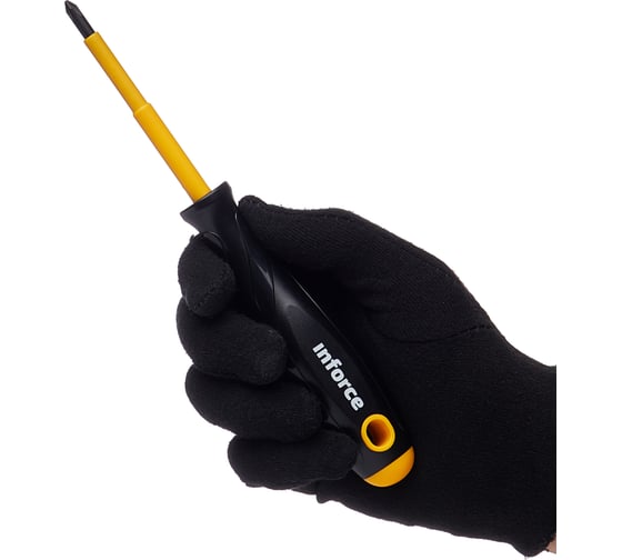 Отвертка диэлектрическая PH1х80мм Inforce 06-09-74