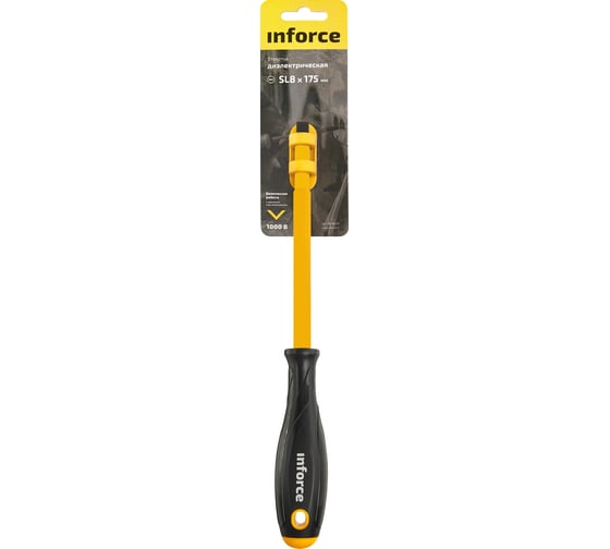 Диэлектрическая отвертка SL8х175мм Inforce 06-09-81