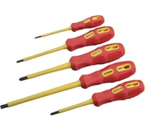 Набор диэлектрических отверток STAYER MAX-GRIP Insulated Cr-V 5 предметов 25830-H5 G