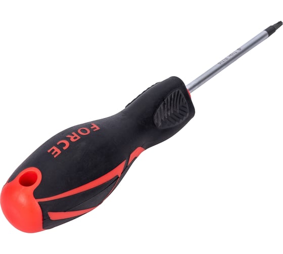 Отвертка торкс с отверстием Т-10Н L=80mm FORCE 71710