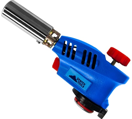 Газовая горелка с пьезоподжигом vertextools охотник 0832