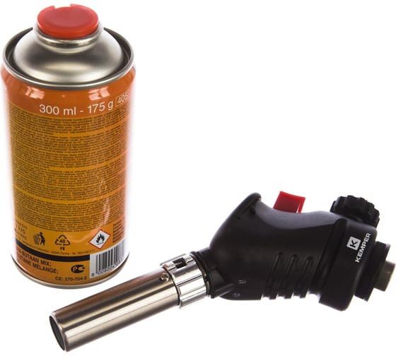 Газовая паяльная лампа KEMPER баллон Арт.576 1060 KIT с
