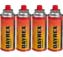 Газовый баллон DAYREX 101 220 гр. 4 шт 629912