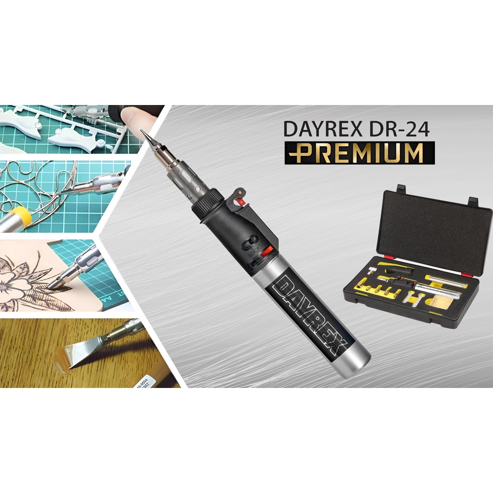 Газовый паяльник DAYREX DR-24 PREMIUM 890323 - выгодная цена, отзывы ...